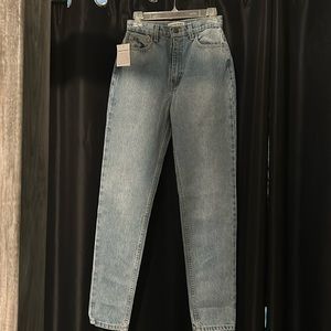 American apparel high waisted jeans